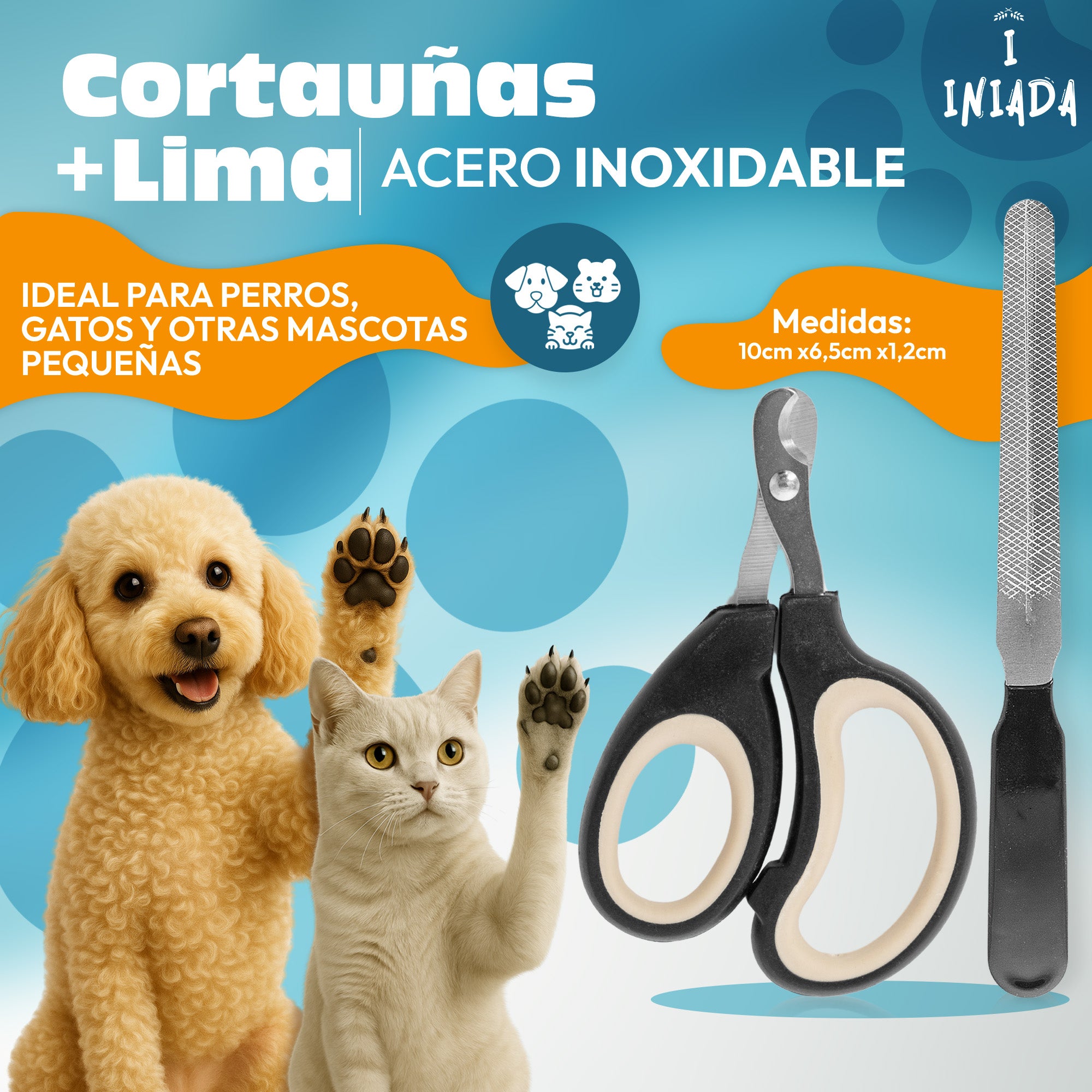 ✂️ CORTAUÑAS MASCOTA PEQUEÑO