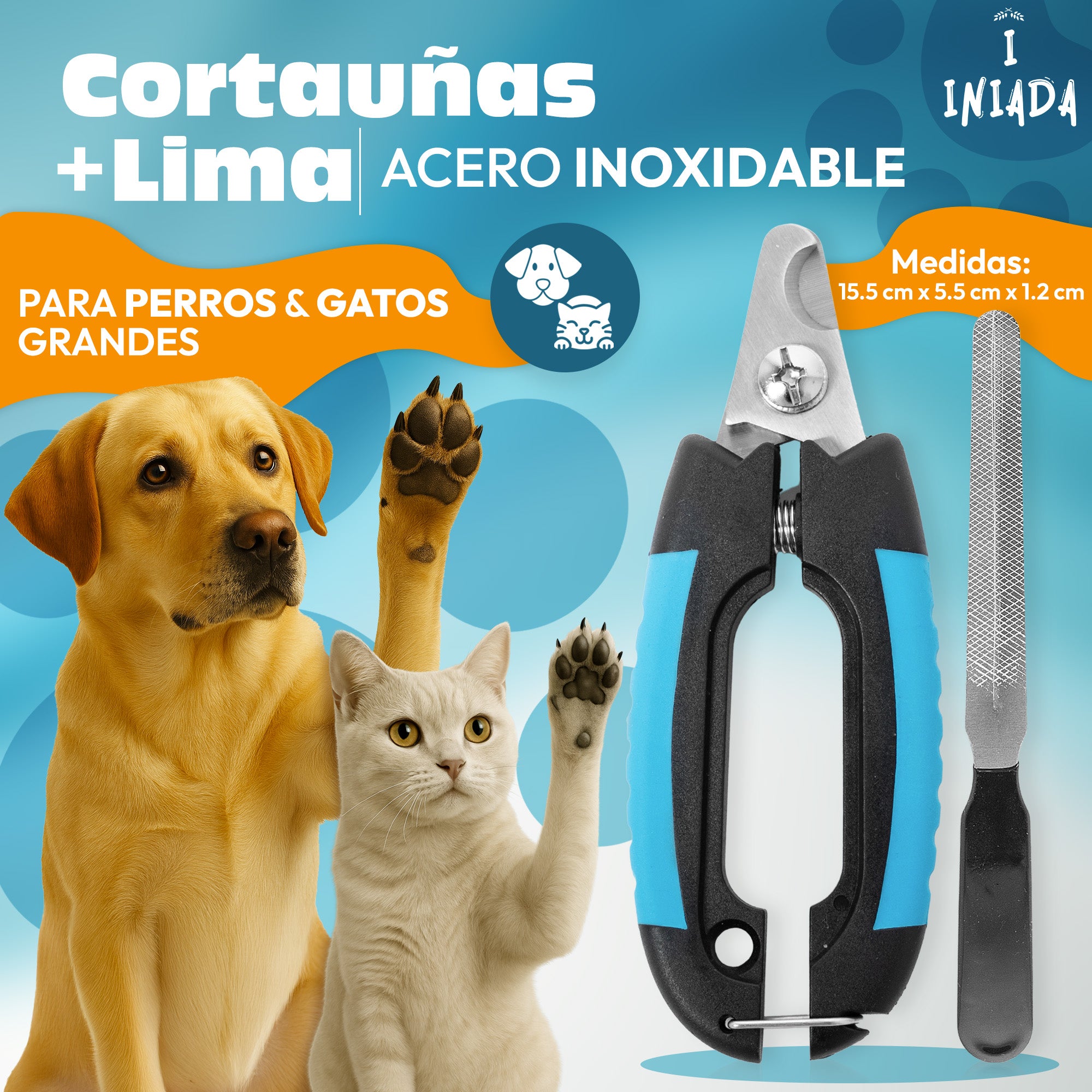 ✂️ CORTAUÑAS MASCOTA GRANDE