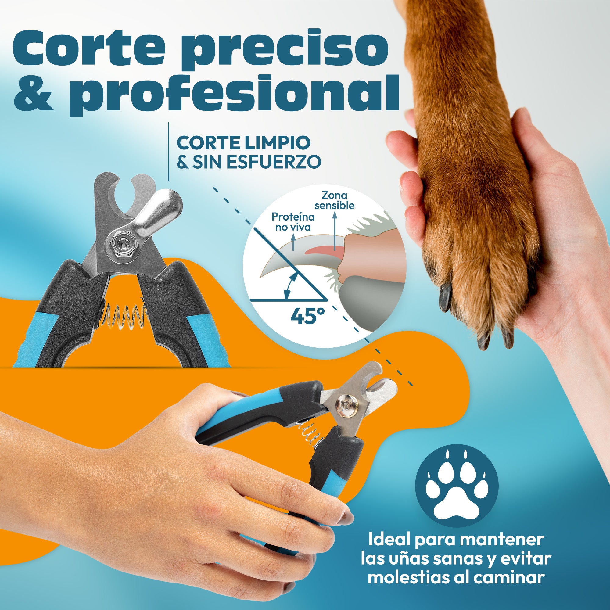 ✂️ CORTAUÑAS MASCOTA GRANDE