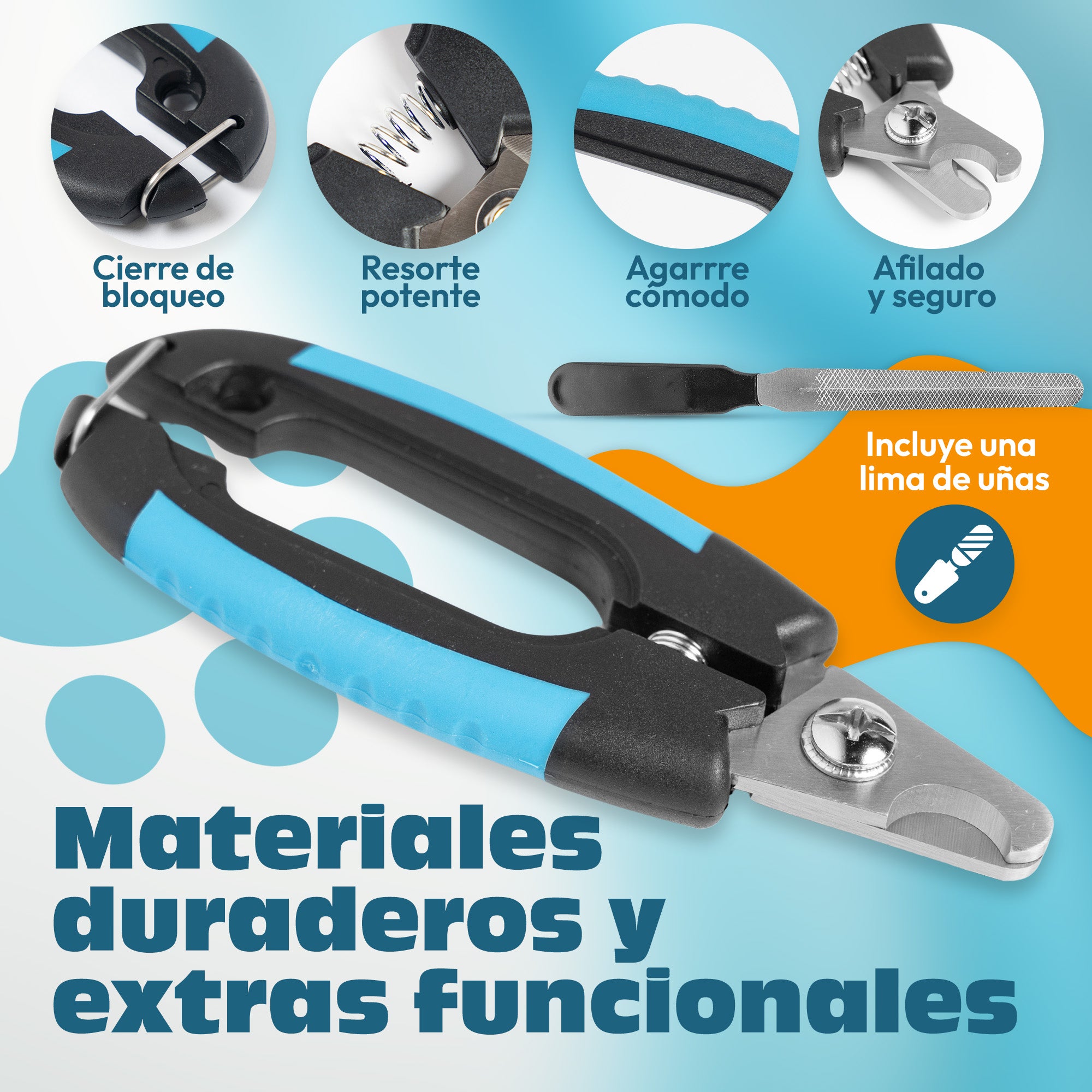 ✂️ CORTAUÑAS MASCOTA GRANDE